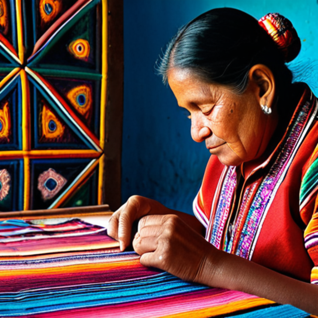 **

"A master weaver in Guatemala, creating a vibrant huipil with traditional Mayan designs, fully clothed, appropriate attire, safe for work, perfect anatomy, correct proportions, natural pose, rich colors, intricate details, well-formed hands, proper finger count, modest clothing, family-friendly, professional photography, cultural preservation."

**