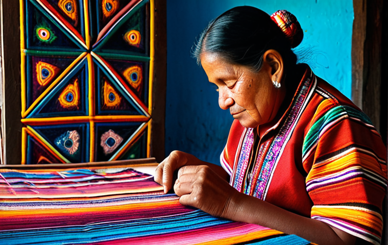 **

"A master weaver in Guatemala, creating a vibrant huipil with traditional Mayan designs, fully clothed, appropriate attire, safe for work, perfect anatomy, correct proportions, natural pose, rich colors, intricate details, well-formed hands, proper finger count, modest clothing, family-friendly, professional photography, cultural preservation."

**